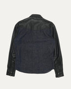 Leather and Denim Shirt