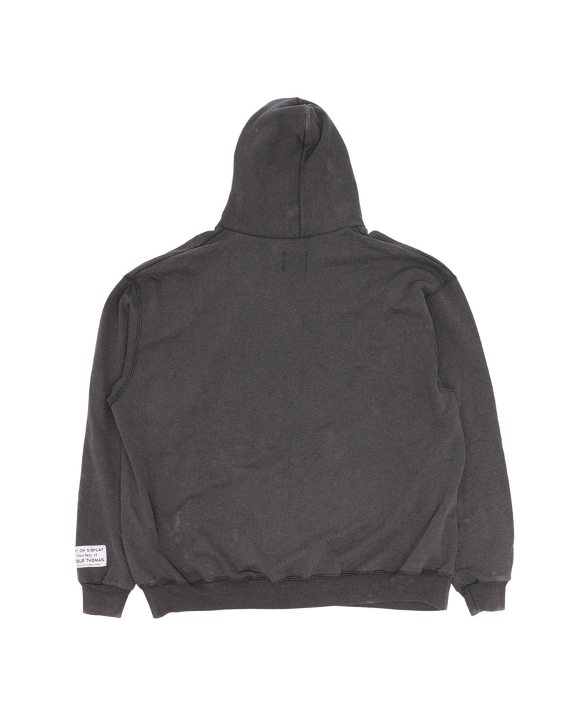 Logo Print Zip Up Hoodie