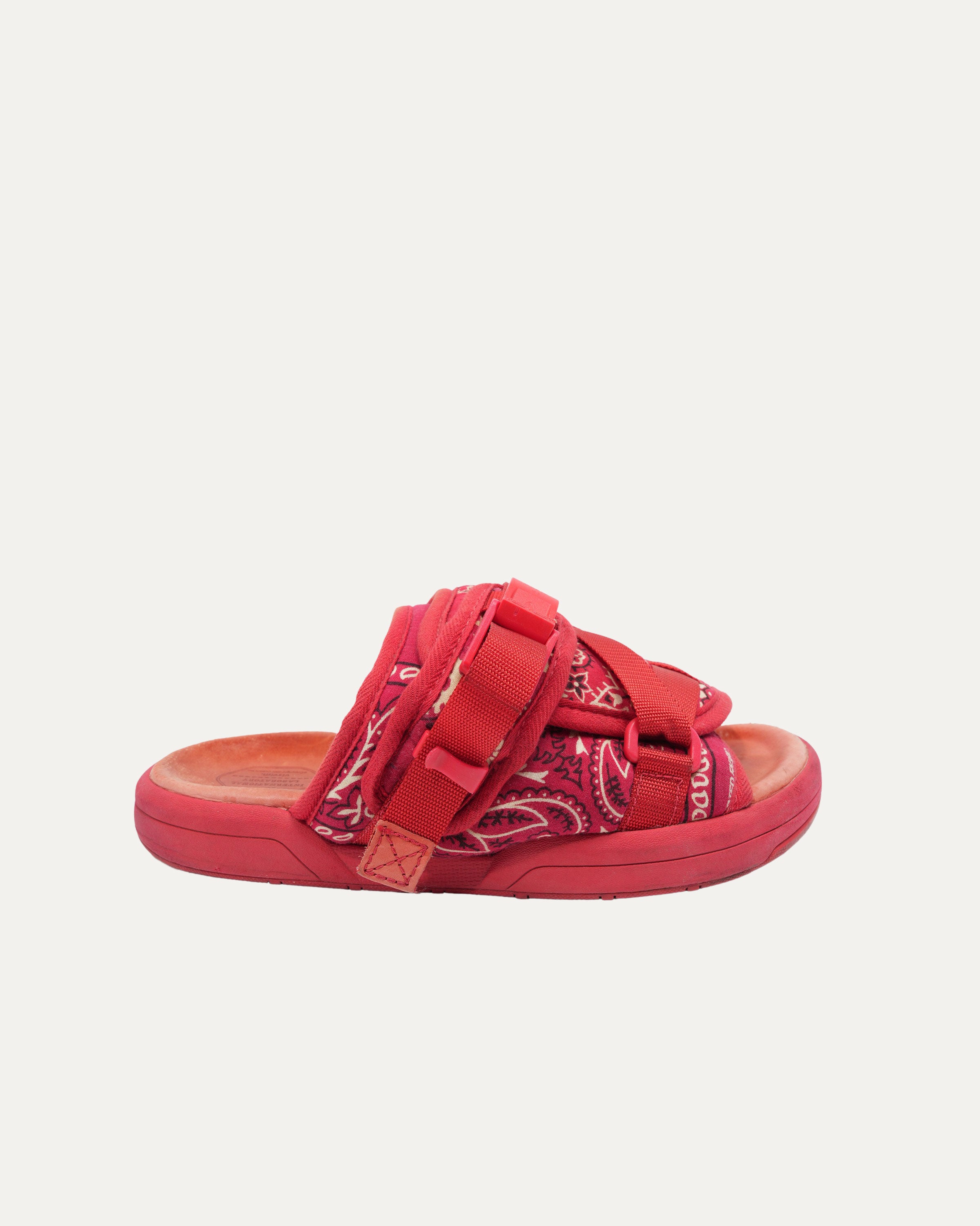 Red Paisley Bandana Christo Sandals