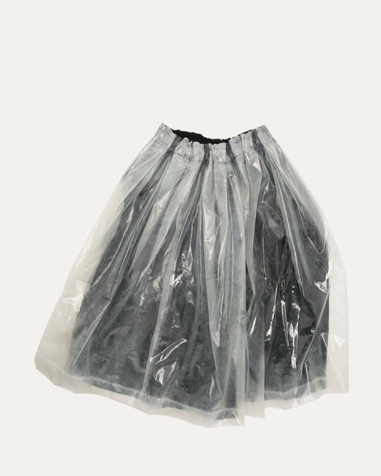 Vinyl Layer A-line Skirt
