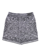Bandana Print Knit Shorts