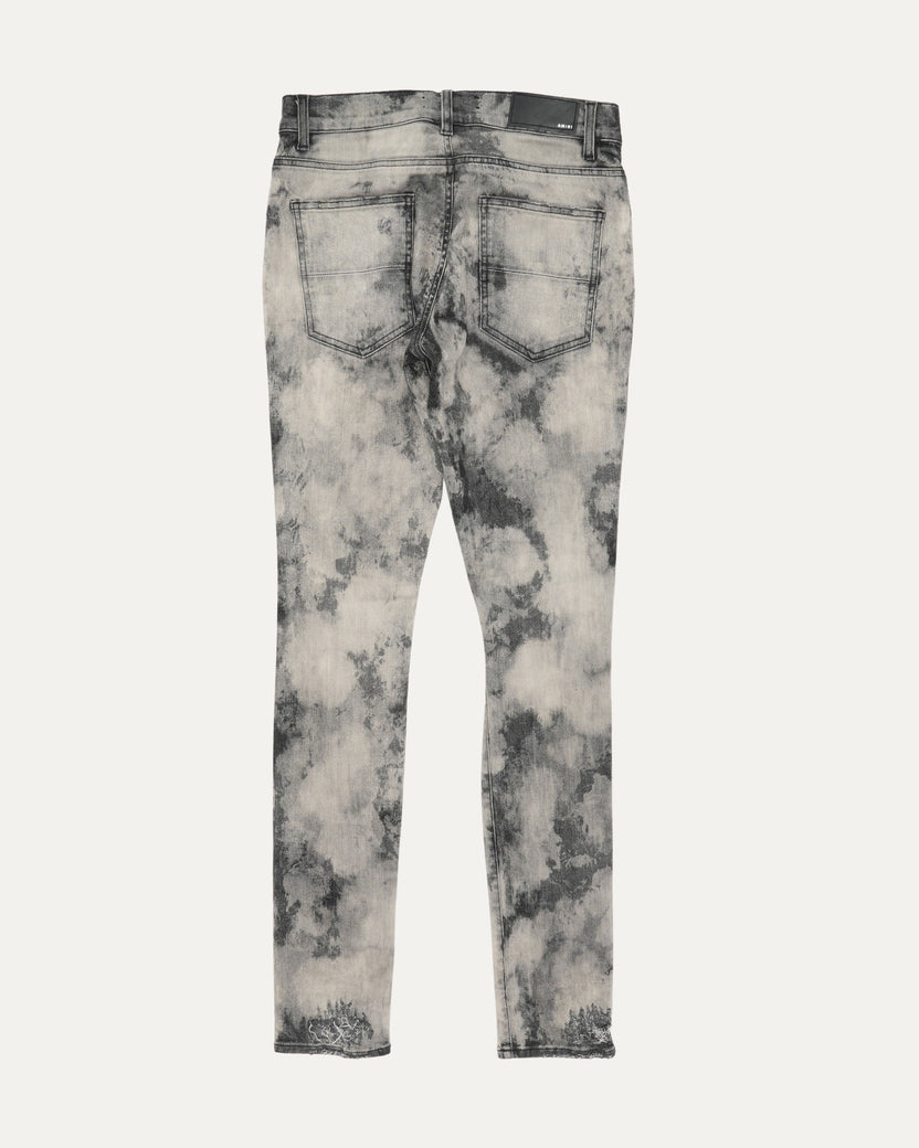 Distressed Bleached Skinny Jeans