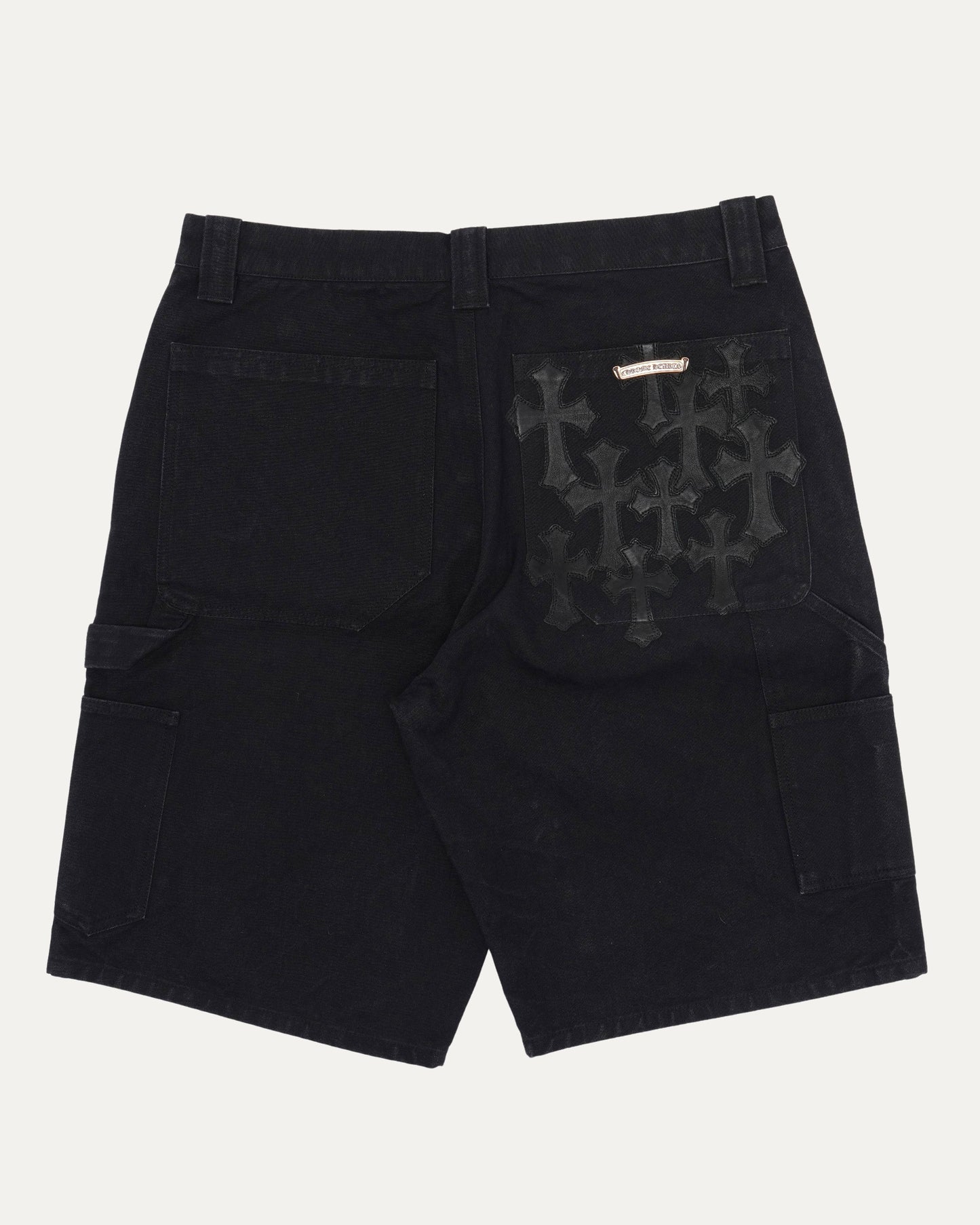 Cross Patch Double Knee Shorts