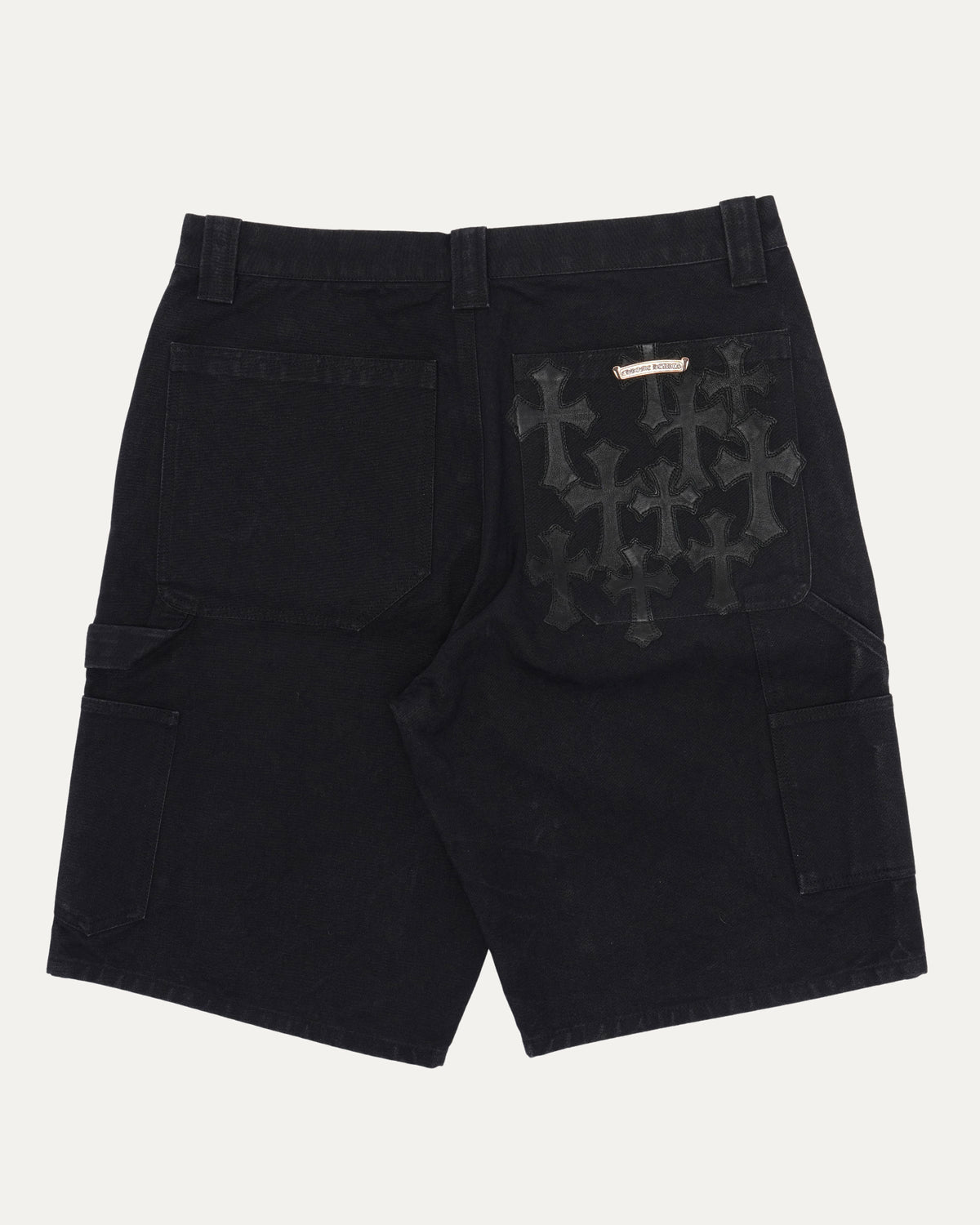 Cross Patch Double Knee Shorts