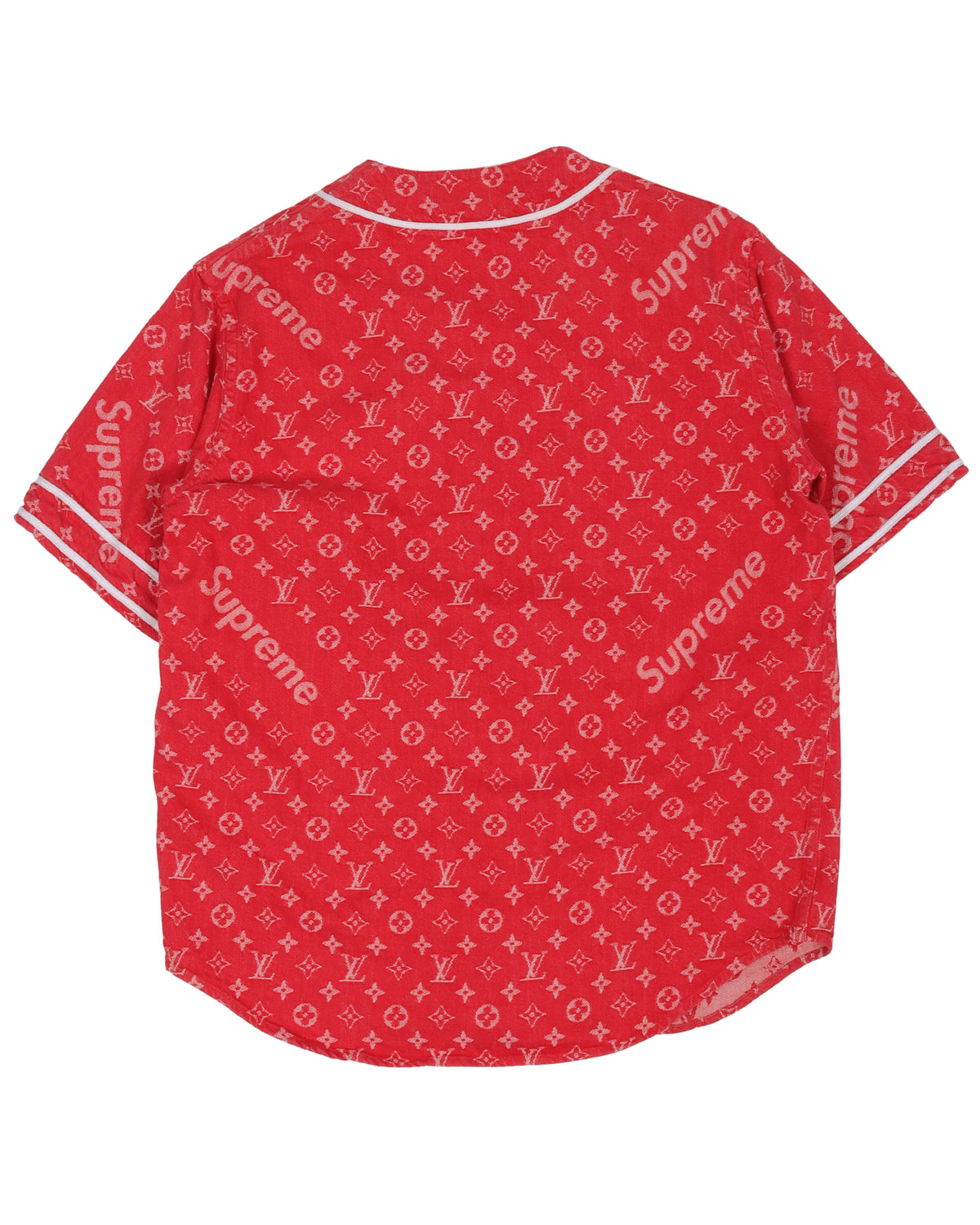 Supreme Denim Baseball Jersey