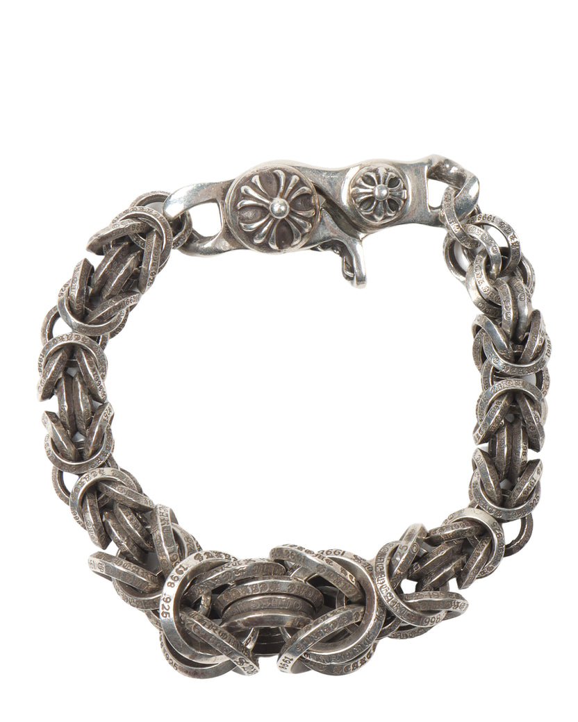Woven B Ring Bracelet