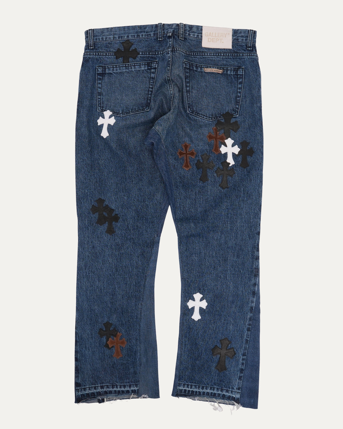 Gallery Dept. Turbo Diesel Cross Patch LA Flare Jeans