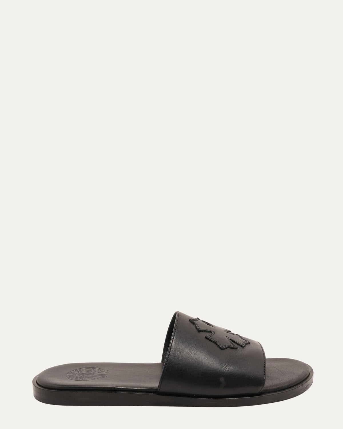 Cross Patch Leather Sandals