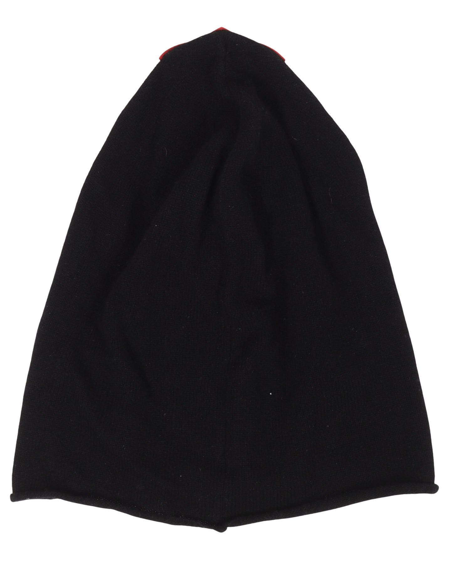 Leather Cross Cashmere Mask
