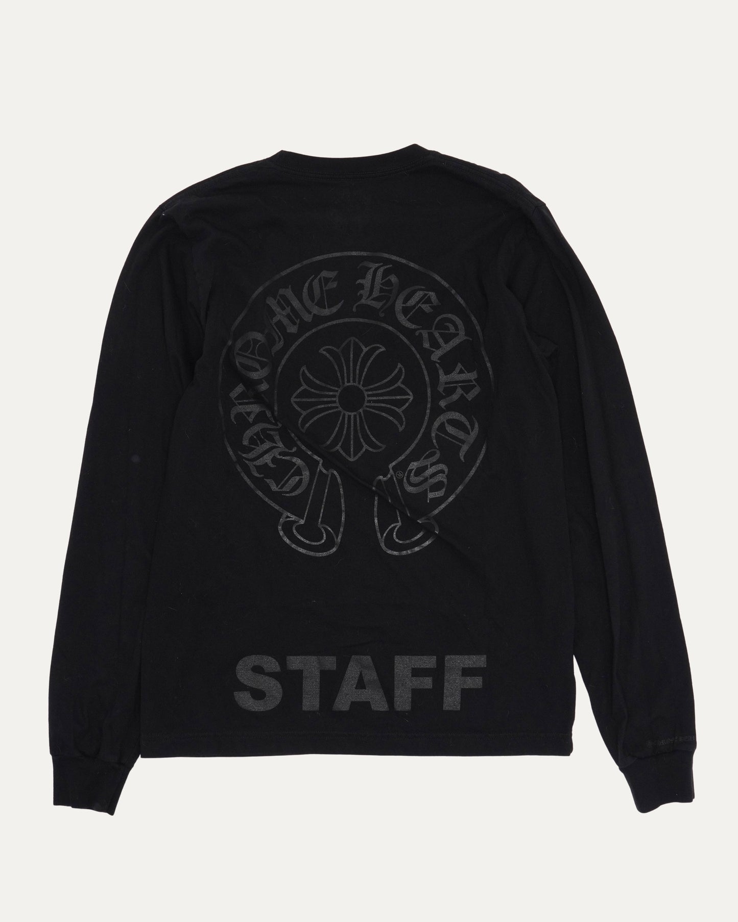 Tonal Staff Horseshoe Logo Long Sleeve Pocket T-shirt