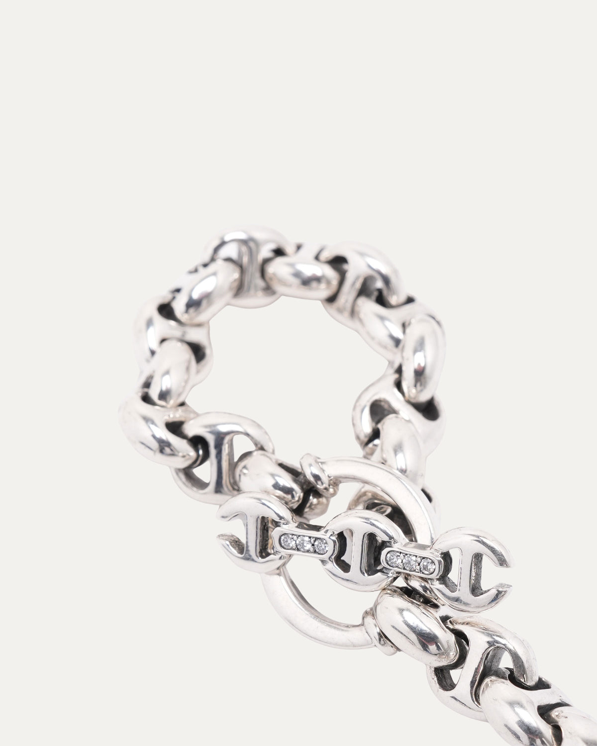 10MM Open-Link Wallet Chain with Diamonds