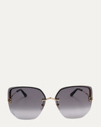 Panthere Frameless Sunglasses