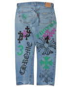 Levi's Stencil Cross Patch Jeans