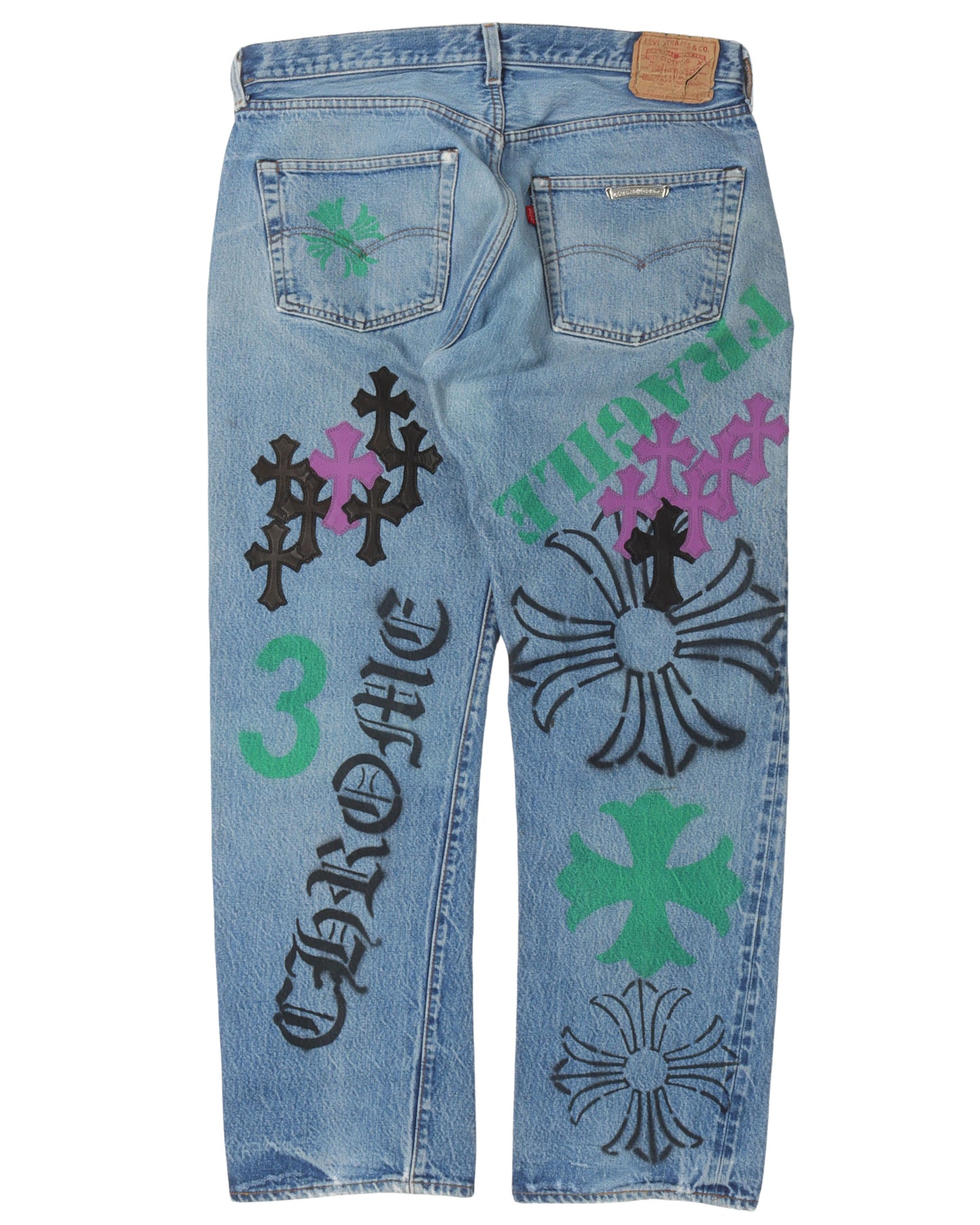 Levi's Stencil Cross Patch Jeans