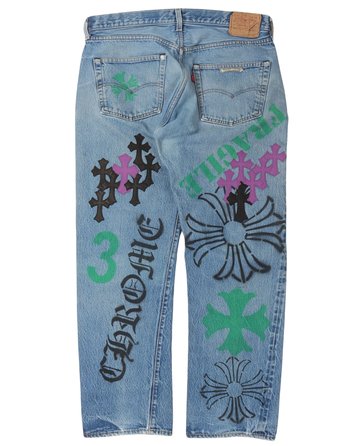 Levi's Stencil Cross Patch Jeans