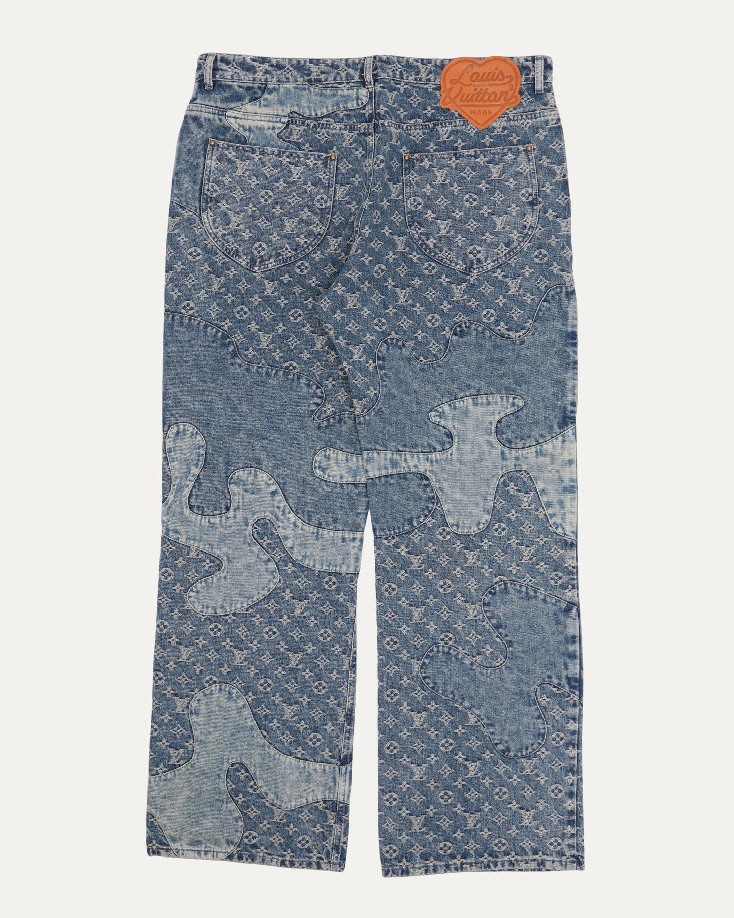 Nigo Monogram Patchwork Jeans