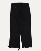 Pinstripe Flare Trousers