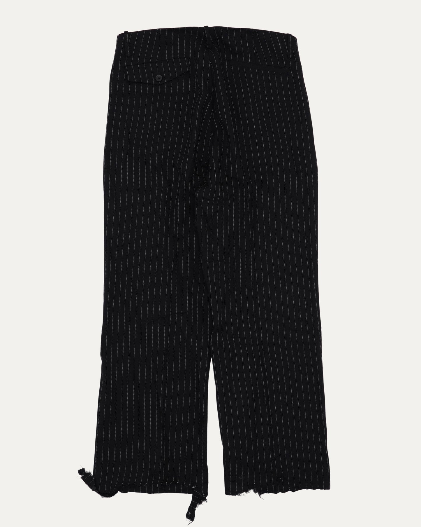 Pinstripe Flare Trousers