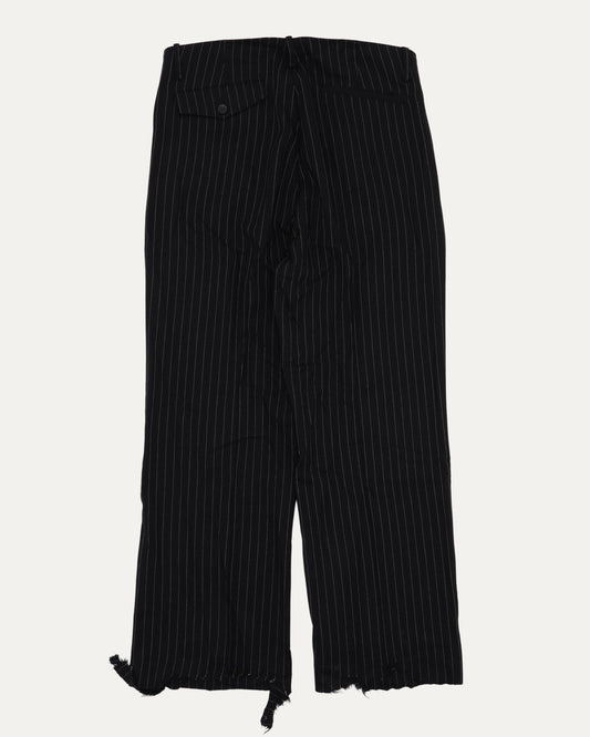 Pinstripe Flare Trousers