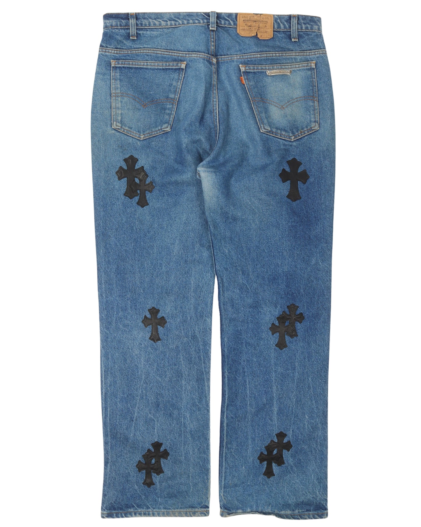 Levi Leather Cross Jeans