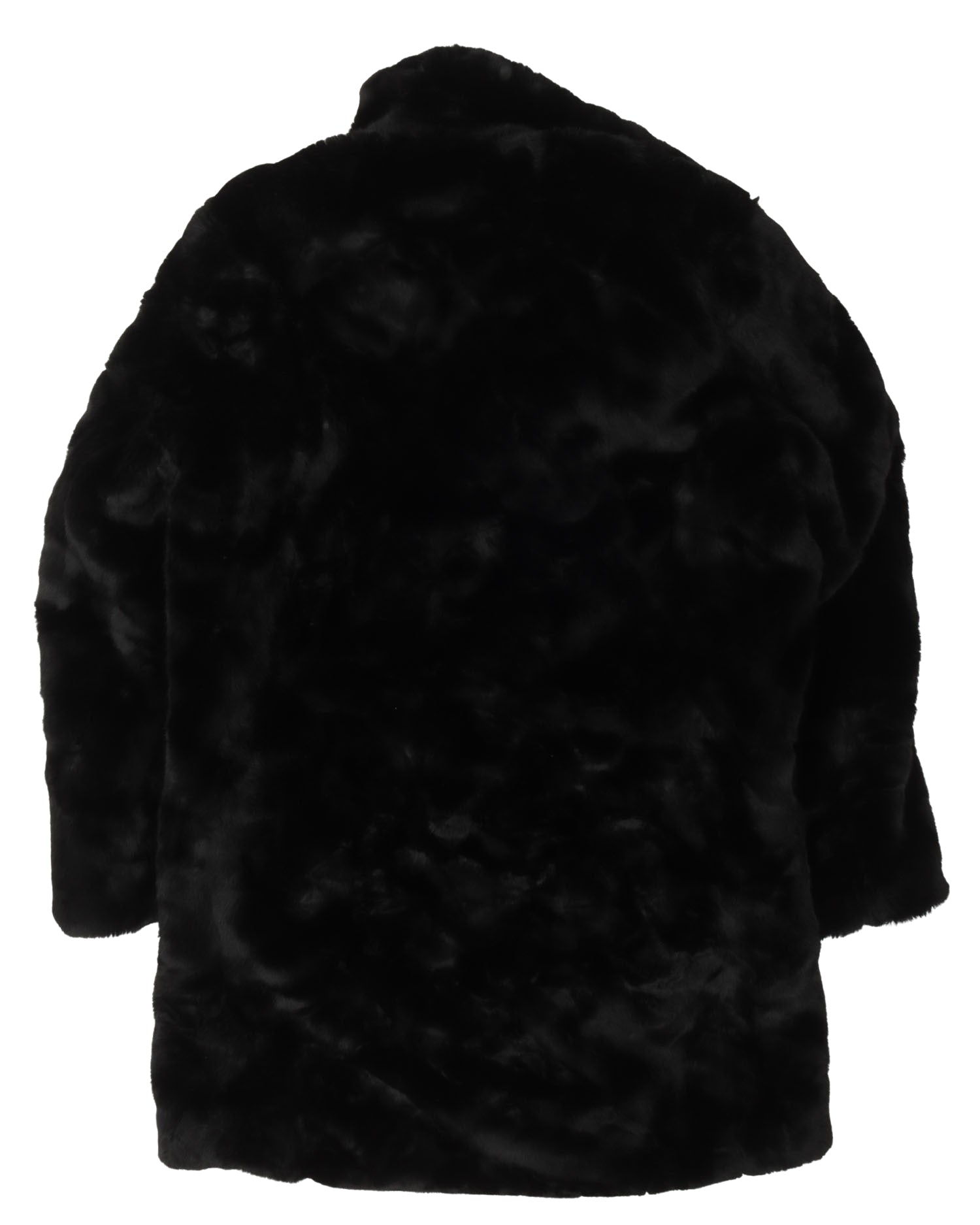 FW16 Faux Fur Double Breasted Coat