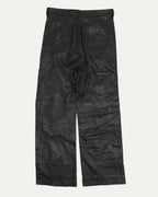 Geth Leather Wide Leg Pants