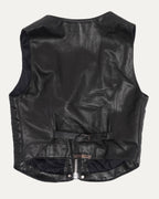 Women's Quilted Leather Vest