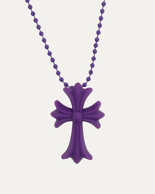 Silichrome Cross Necklace
