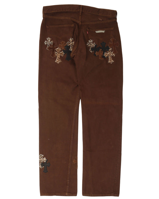 NYFW Levi's Cross Patch Jeans