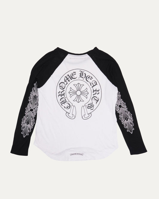 Vintage T-Bar Raglan Long Sleeve Baseball T-Shirt