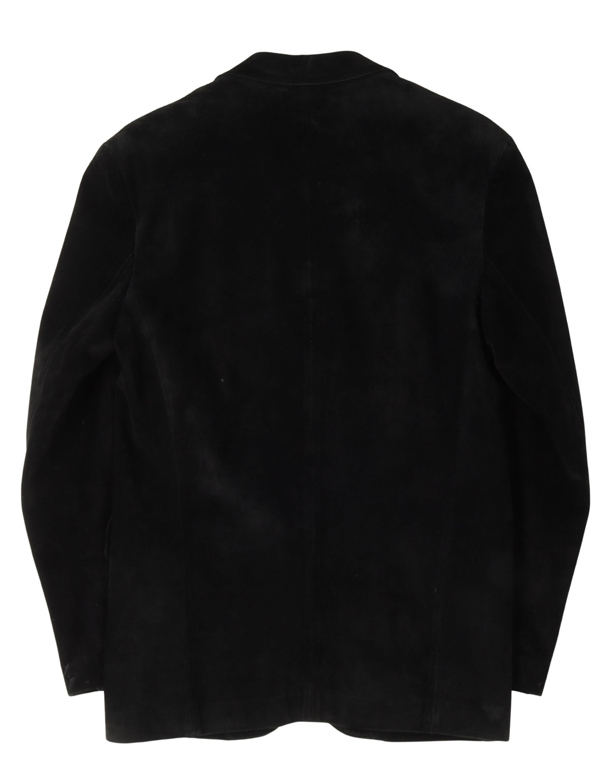 Hermes Scarf Lined Suede Blazer