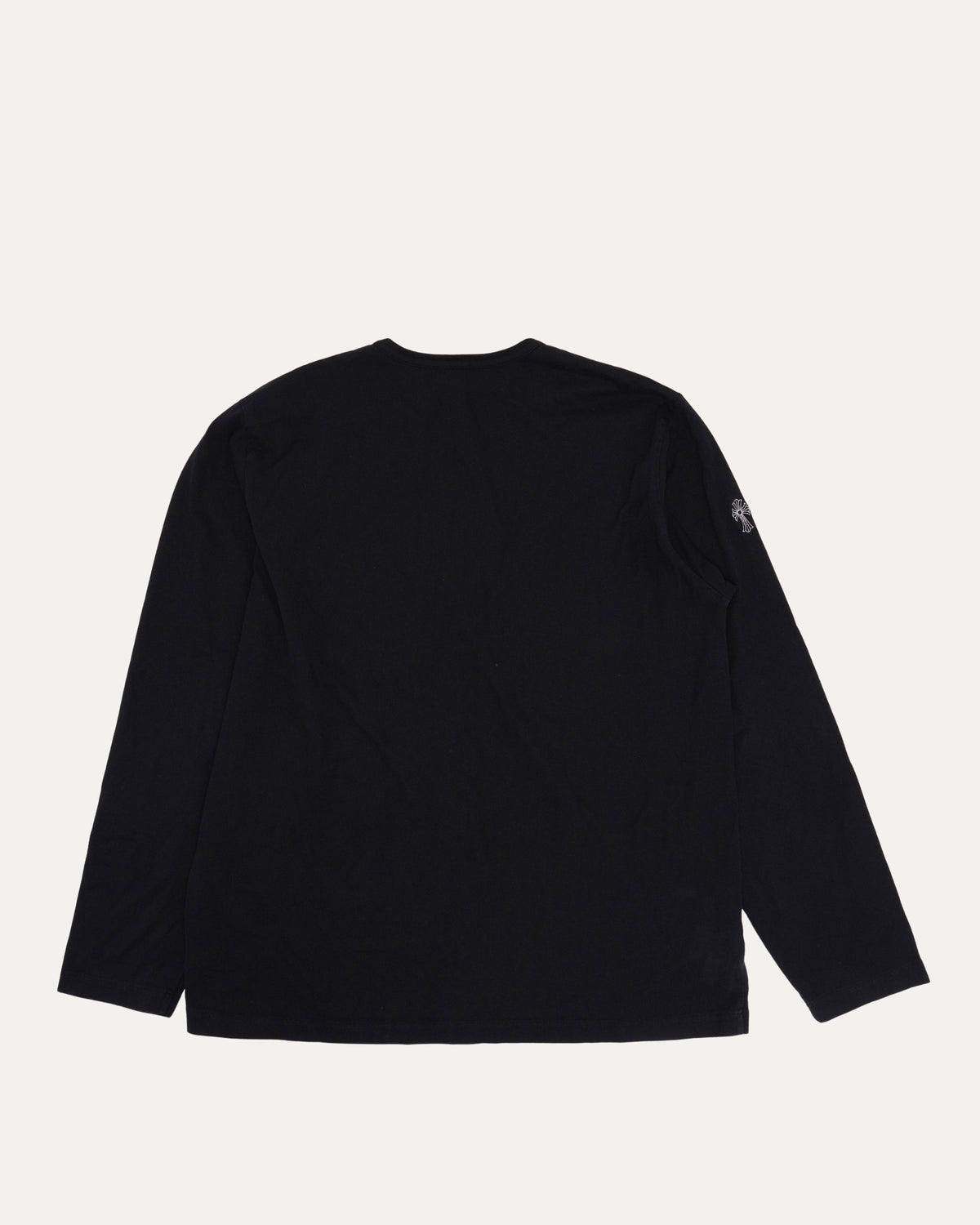 Embroidered Eye Chart Long Sleeve Pocket T-Shirt