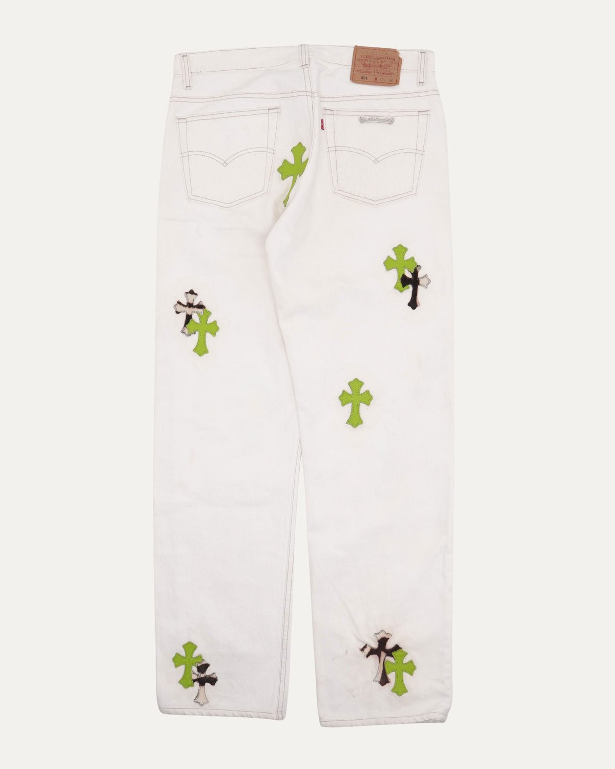 Levi's 501 Pony Hair Cross Patch Jean