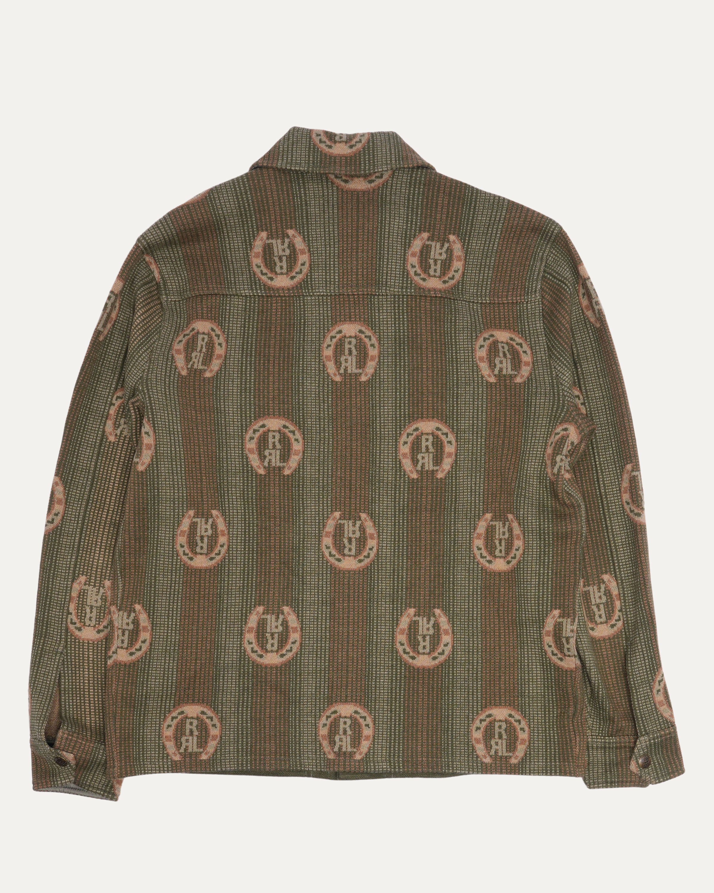 Horseshoe Jacquard Knit Shirt