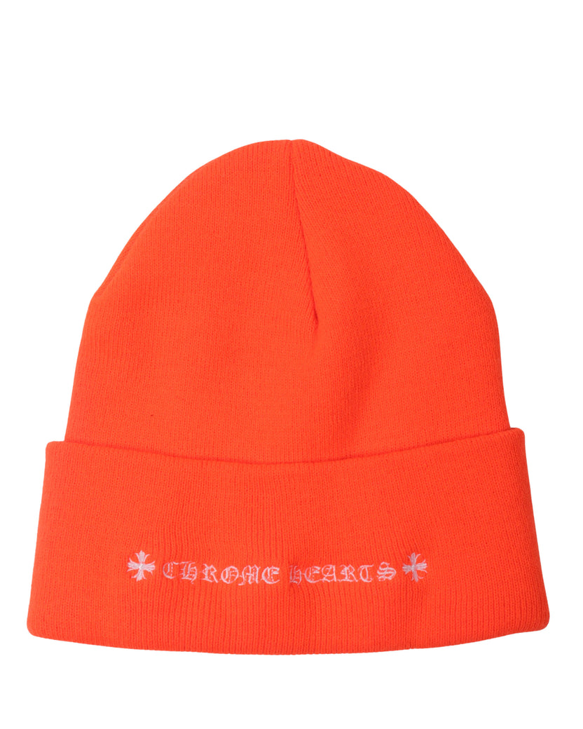 Embroidered Cemetery Cross Beanie