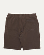 Embroidered Vertical Logo Sweat Shorts