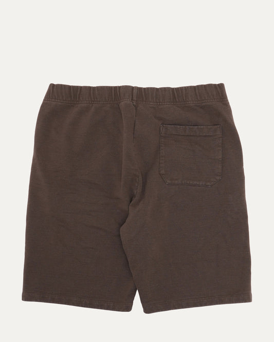Embroidered Vertical Logo Sweat Shorts