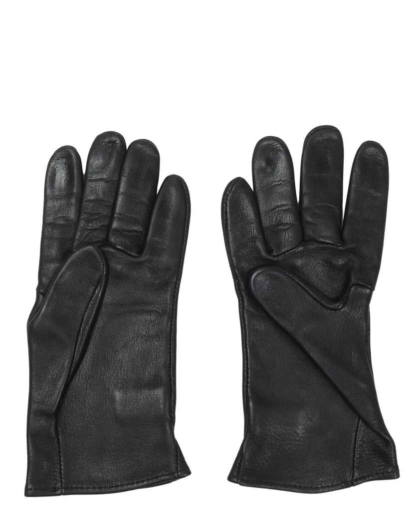Slim Fit Cemetery Patch Leather Gloves