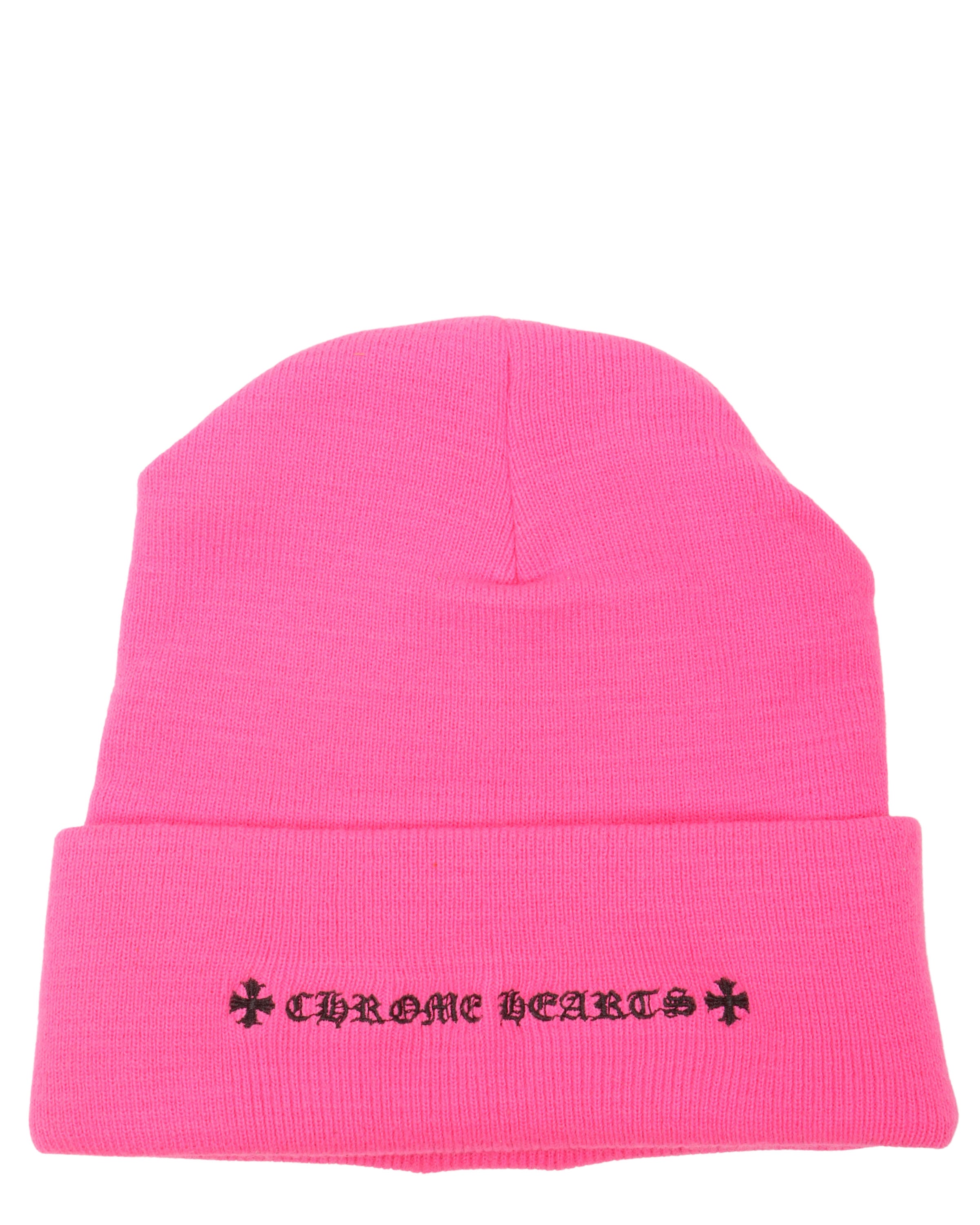 Cemetery Cross Embroidered Beanie