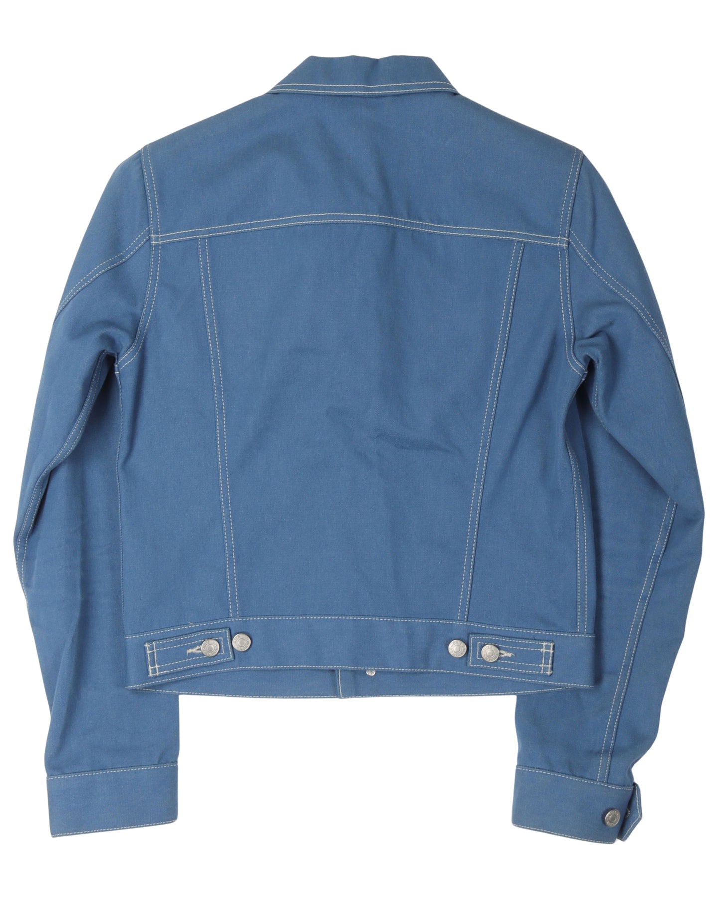 Contrast Stitch Trucker Jacket