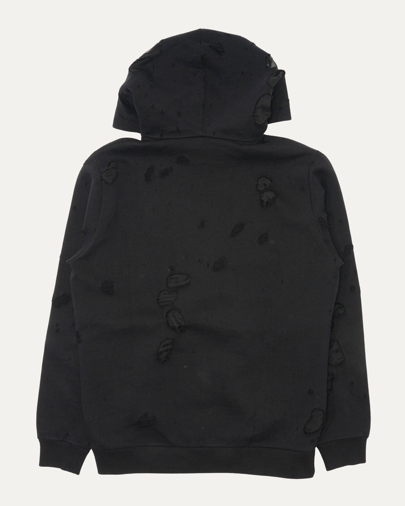 Distressed Logo Hoodie