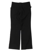 Pleated Embellished Side-Stripe Slacks