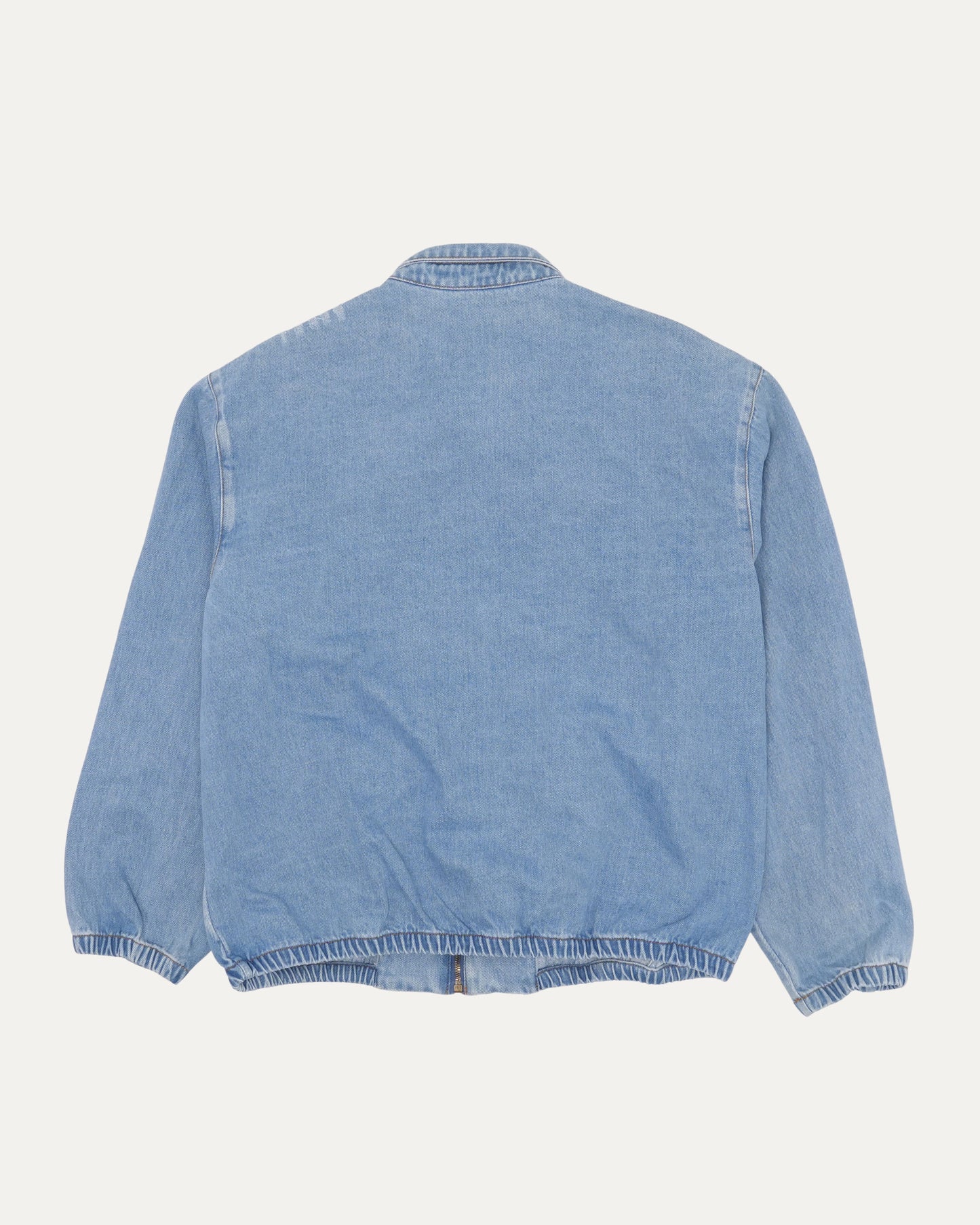 Zip Up Denim Jacket