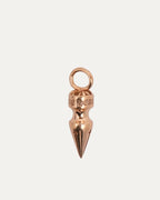 22k Gold Spike Pendant