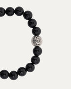 Onyx Plus Ball Bead Bracelet