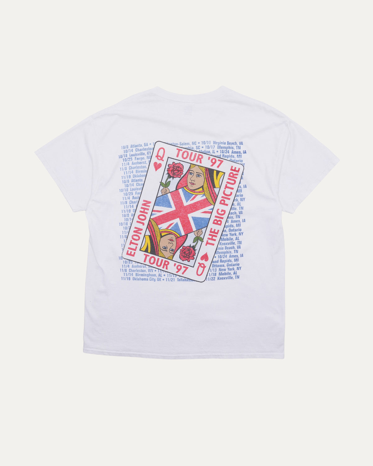 Elton John The Big Picture Tour 1997 T-Shirt