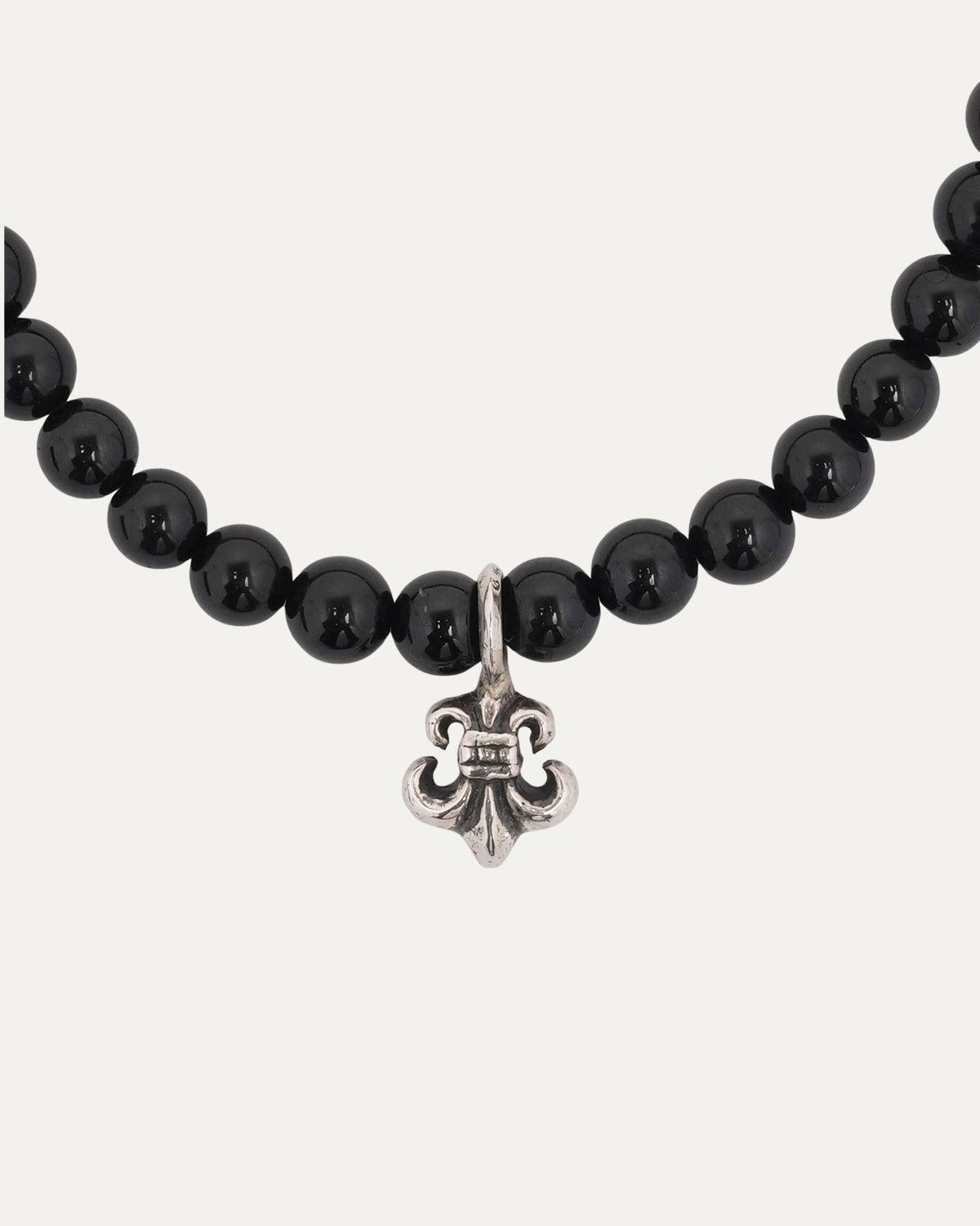 Fleur Onyx Bead Bracelet