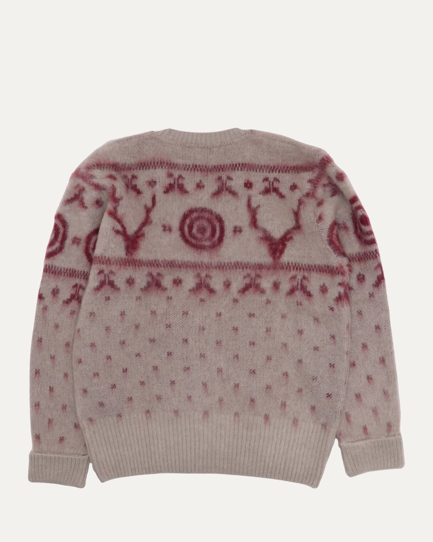 Loose Fit Mohair Blend Sweater