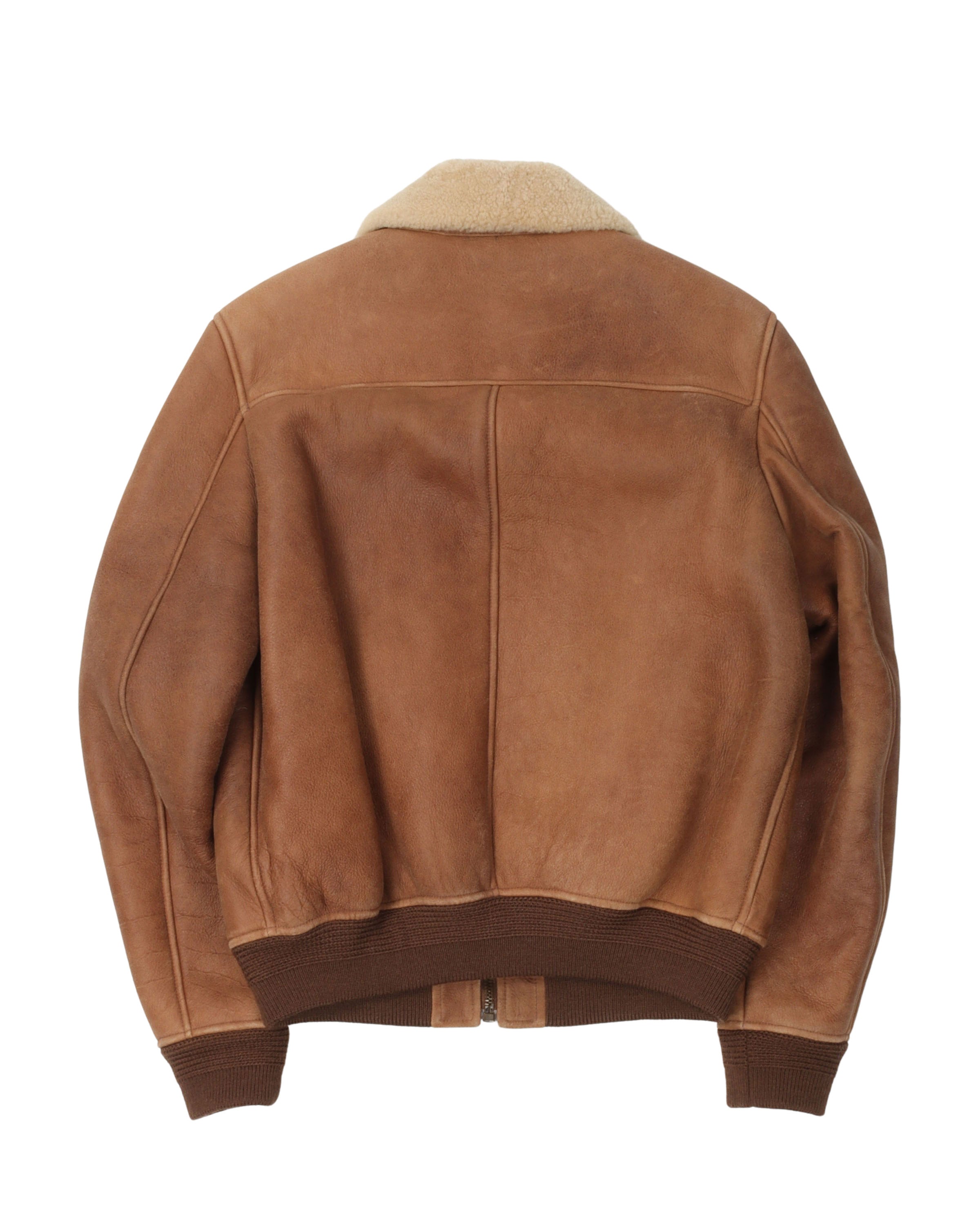 Shearling Bomber Leather Jacket (2020)