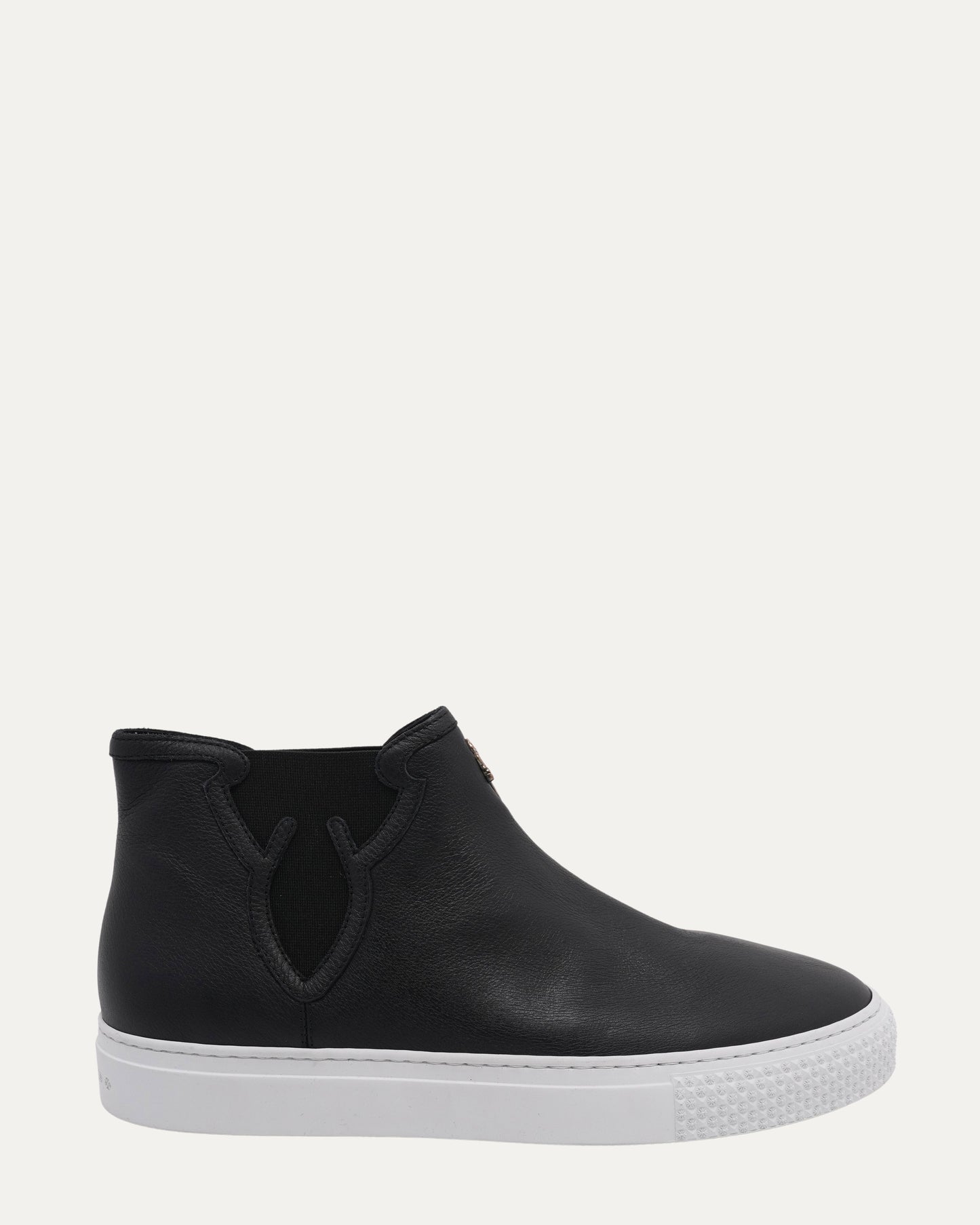Dagger Embellished Slip On Mid Top Sneakers